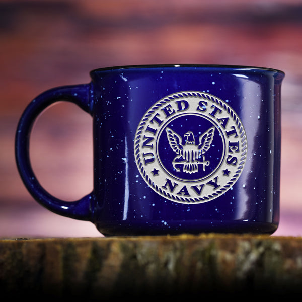 Navy Campfire Mug, Military Gift
