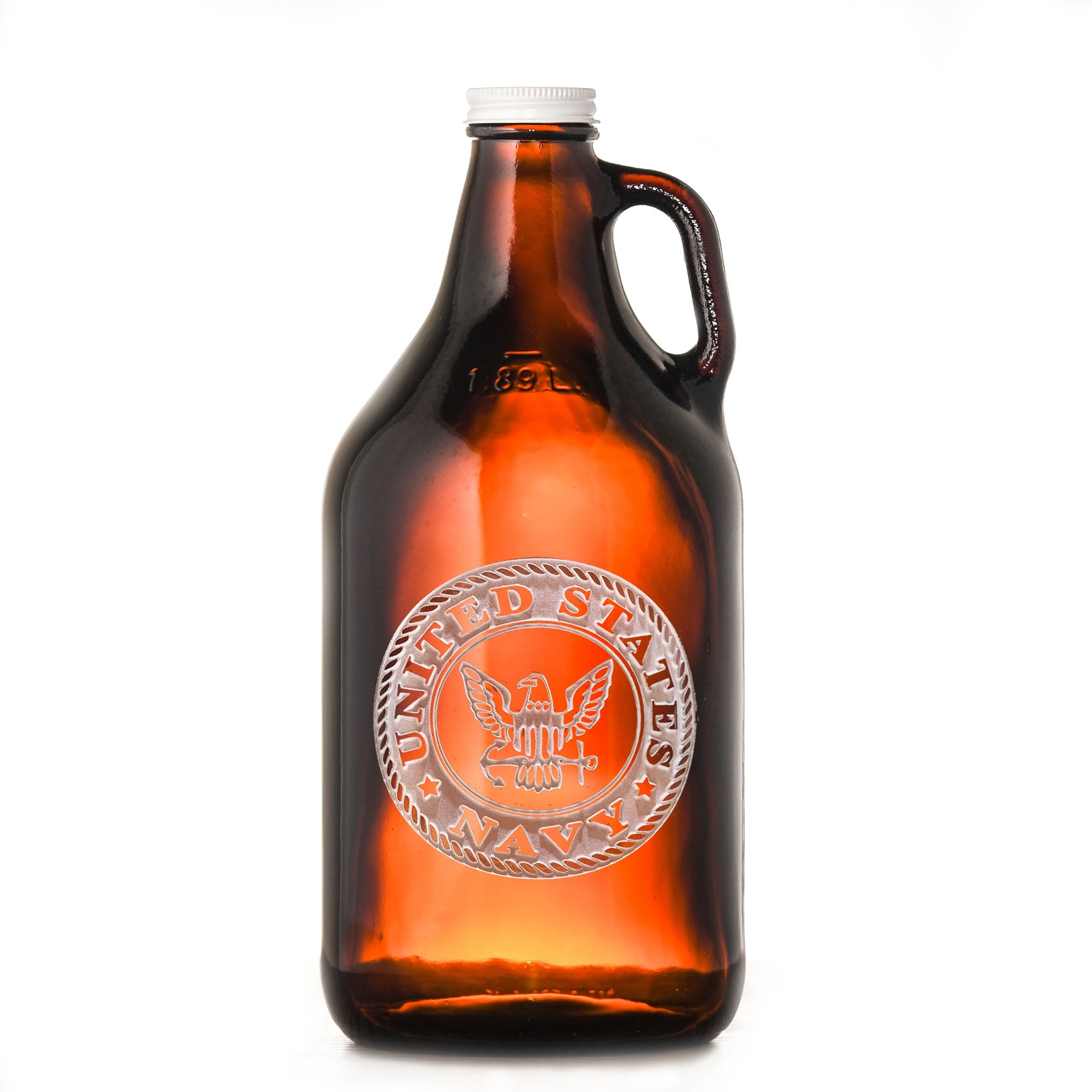 Navy - Engraved Beer Growler Gift