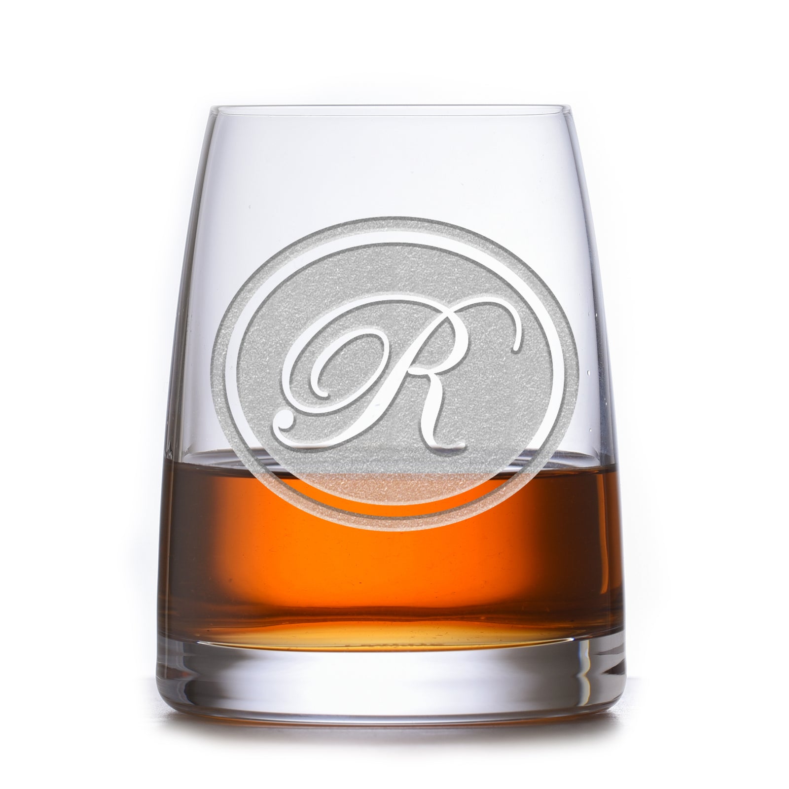 Custom, Engraved Rocks DOF Glass Stolzle Crystal