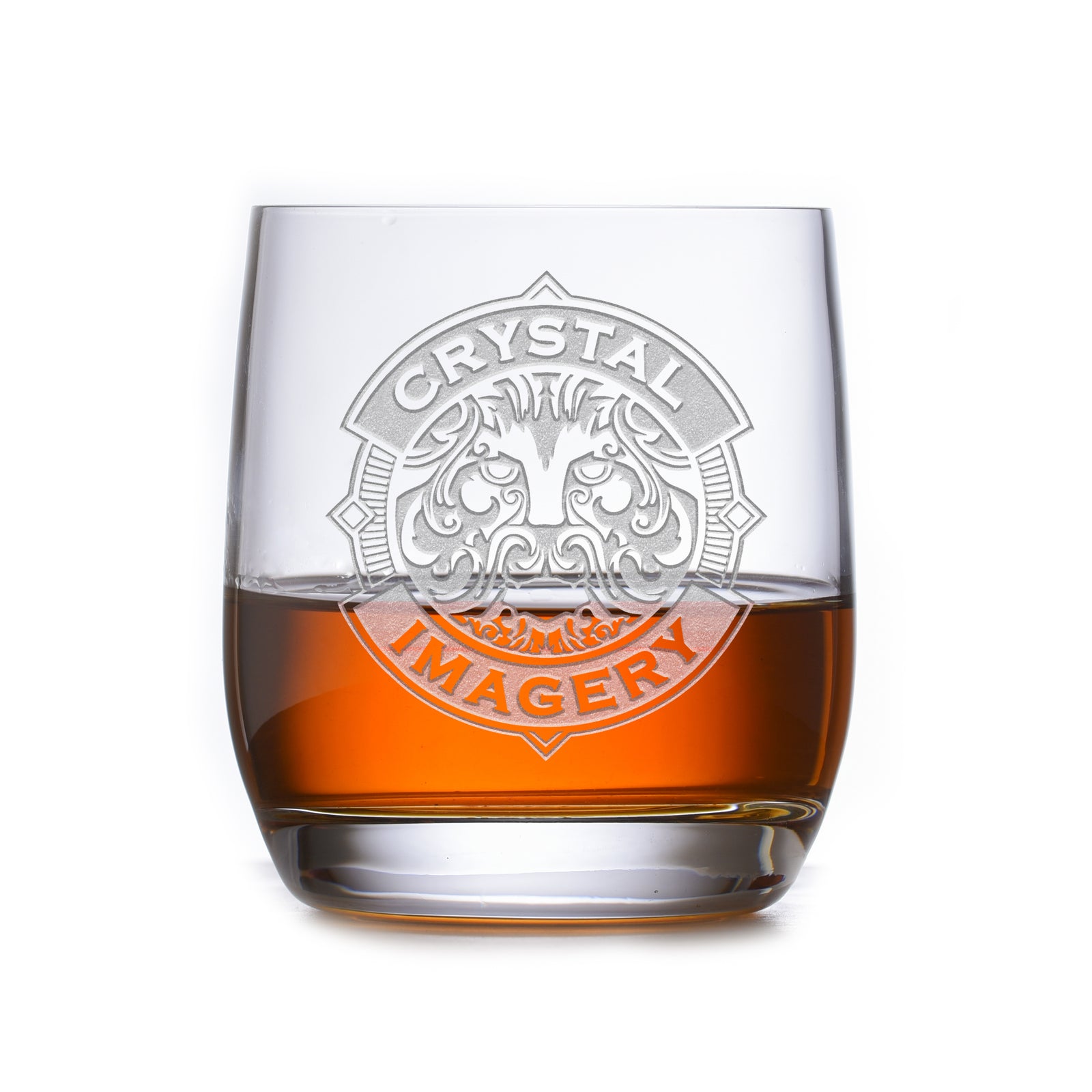 My Logo, Stolzle Weinland Crystal, Engraved Whiskey, Rocks Glass