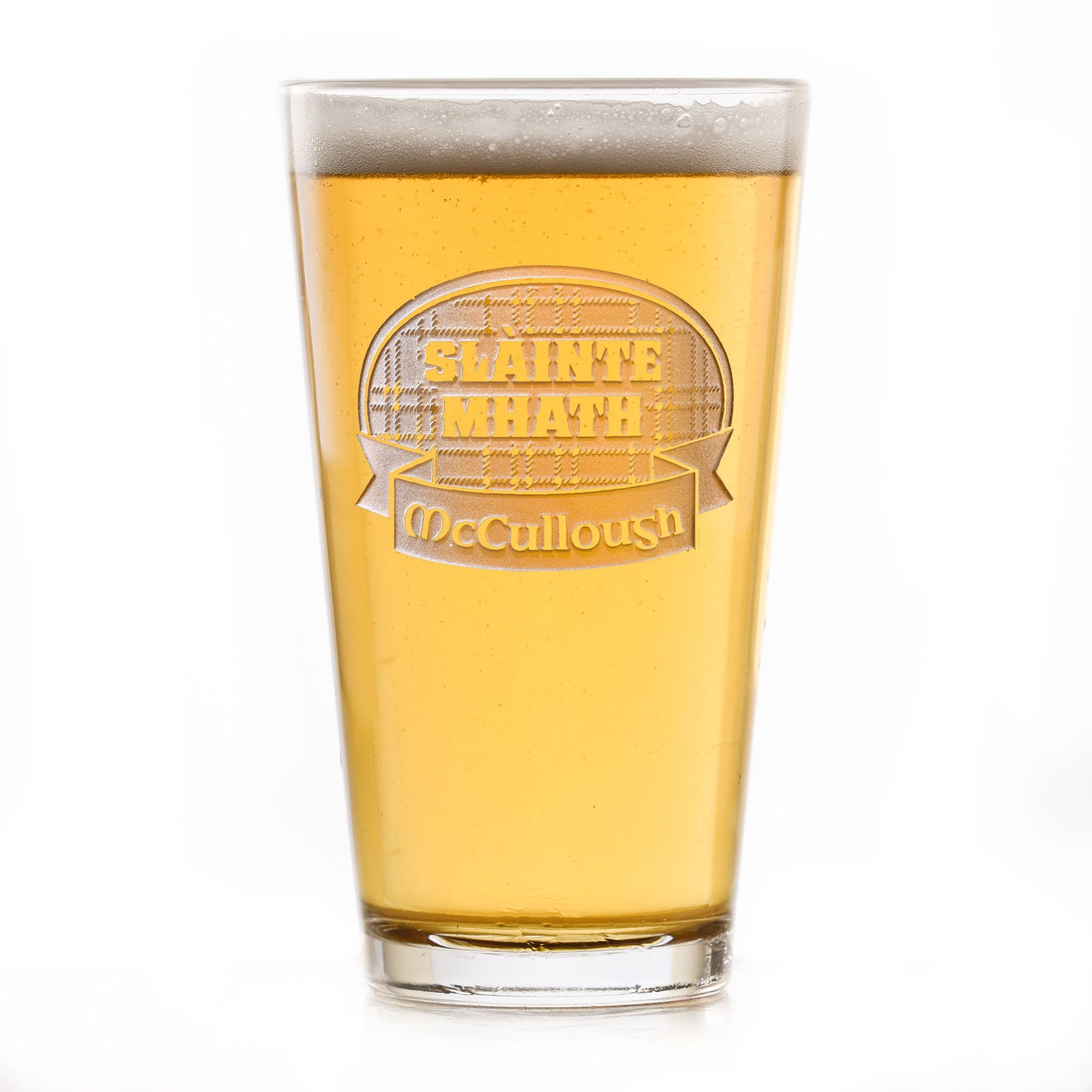Scottish Toast "Slainte Mhath" Pint Pub, Beer Glass Gift