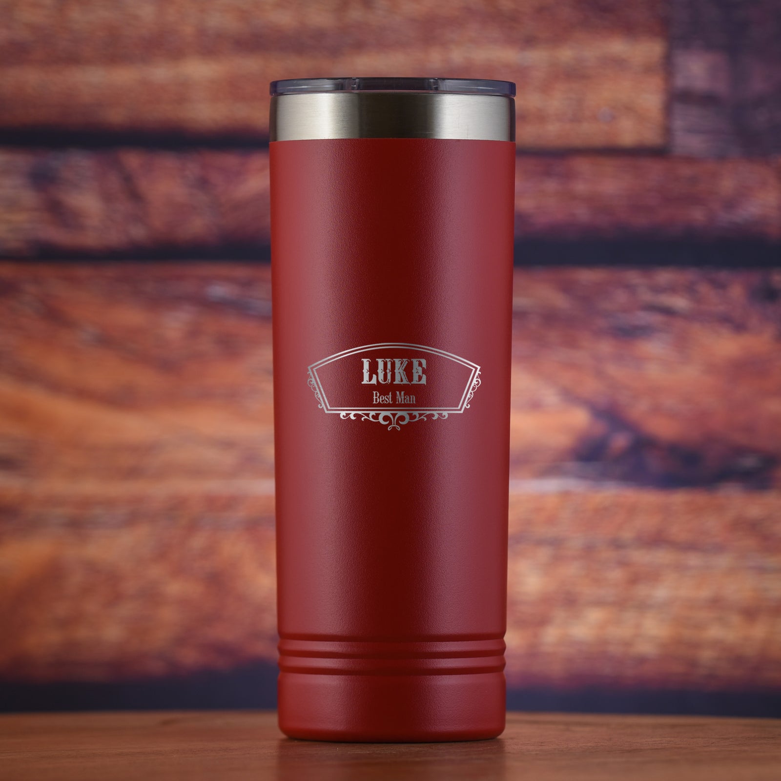 Groomsman Skinny Travel Tumbler, 22oz