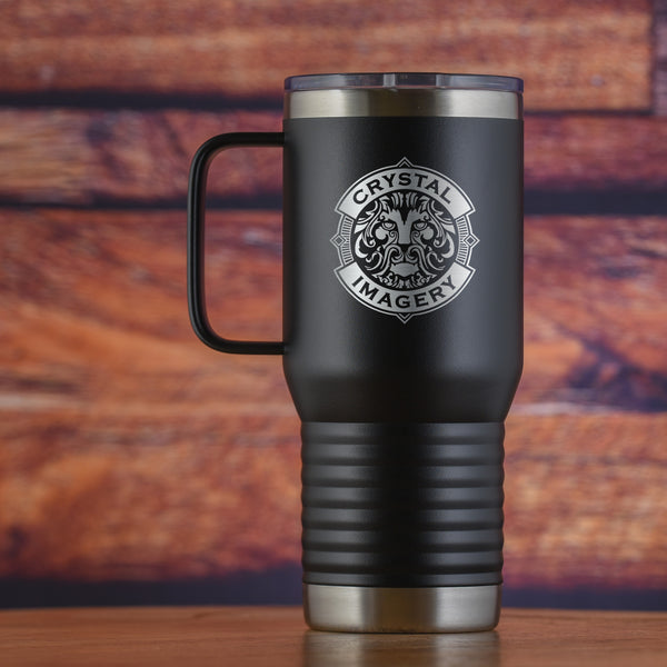 Your Own Logo Travel Tumbler with Handle