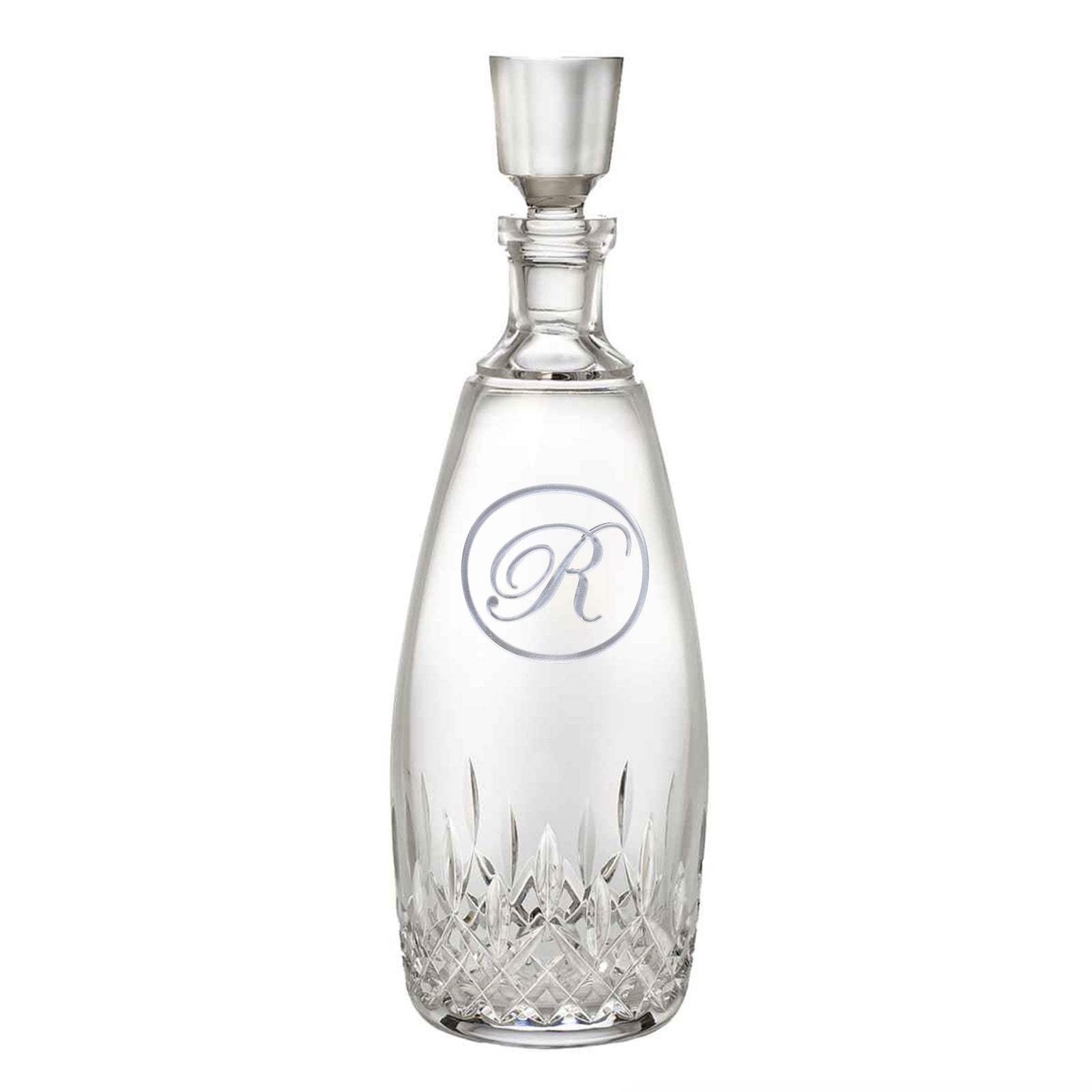Engraved Crystal Bourbon Decanter