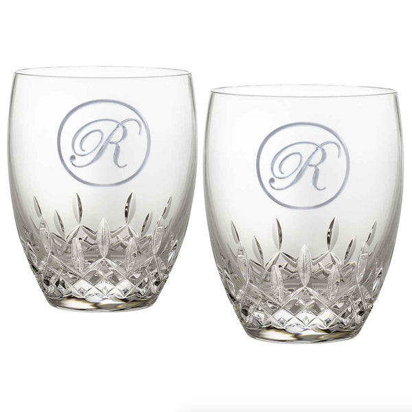 Engraved Waterford Crystal DOF, PAIR