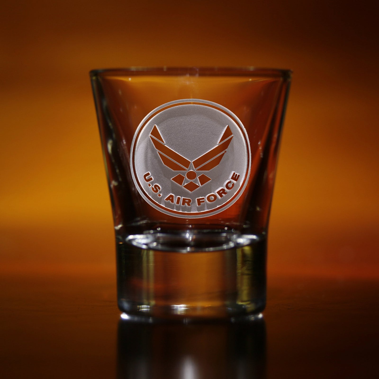 Engraved Air Force Shot Glasses