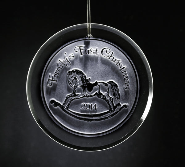 Army Glass Ornament