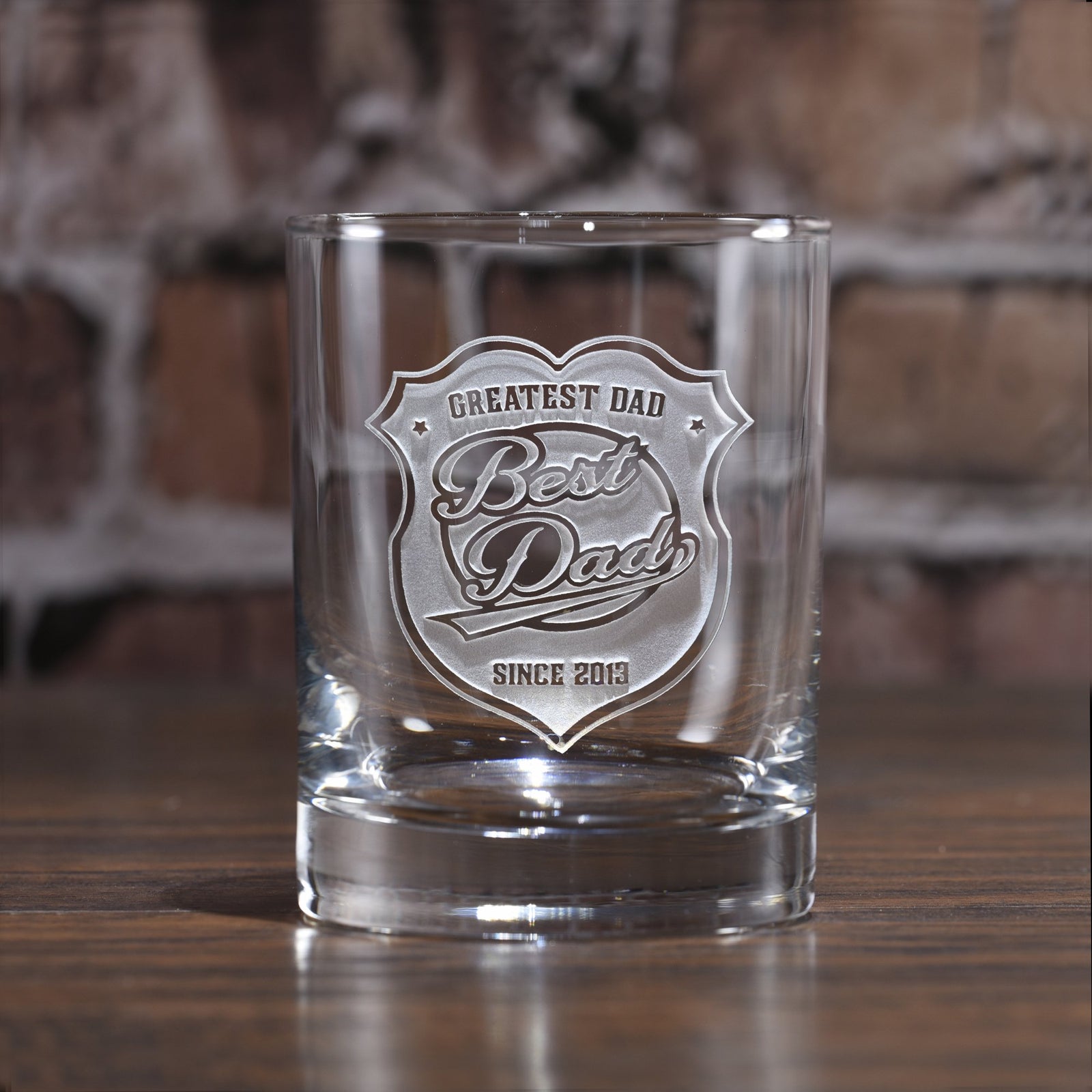 World's Best Dad Whiskey. Scotch Glass