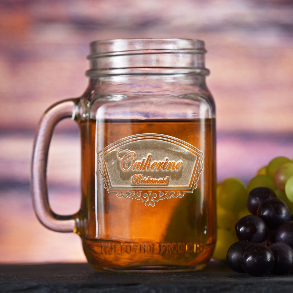 Bridesmaid Mason Jar