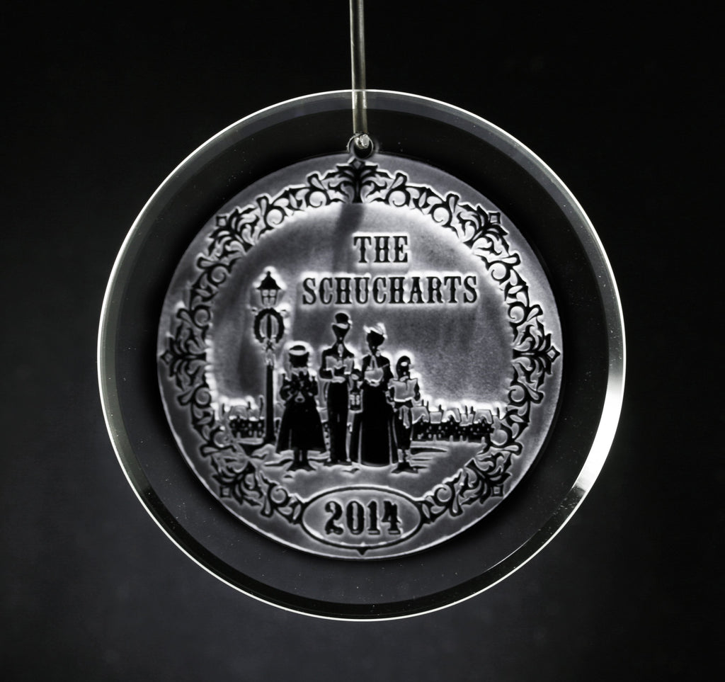 Engraved Family Christmas Ornament