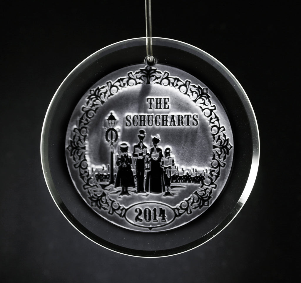 Army Glass Ornament