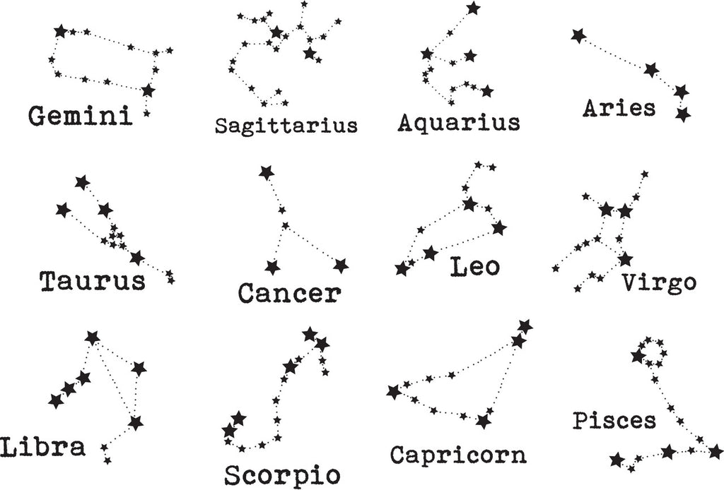 Constellation Zodiac Sign Pint Pub Glass Gift