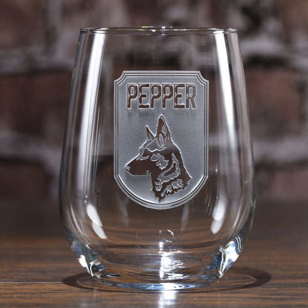 Dog Lover's Wine Glass, Man's Best Friend Gift Ideas