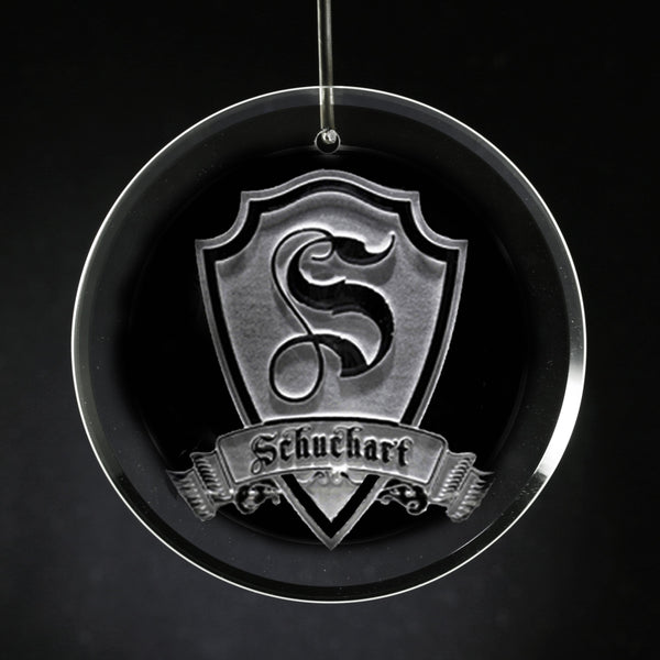 Engraved Ornament, Personalized Shield