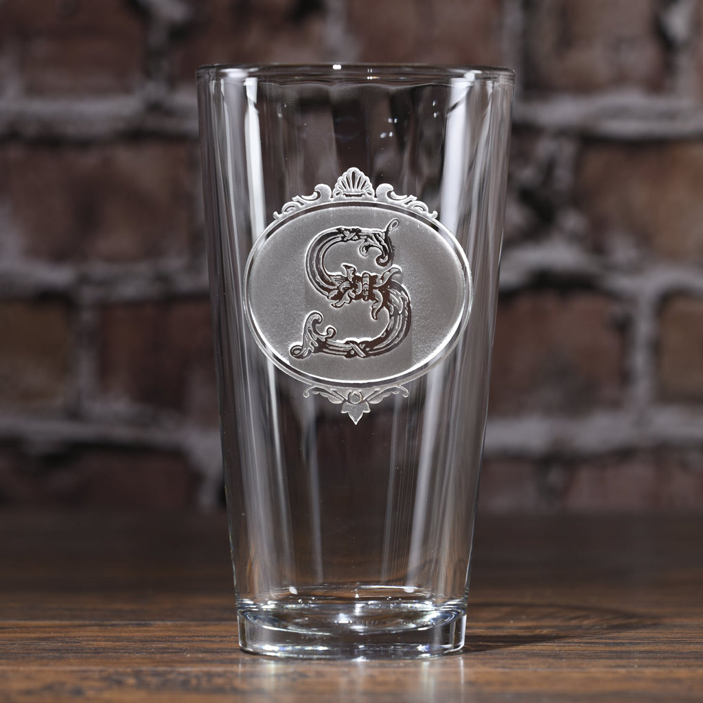 Custom Engraved Pub Pint Water Beer Glasses