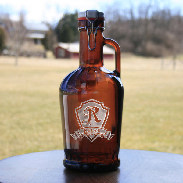 German Beer Growler, Engraved
