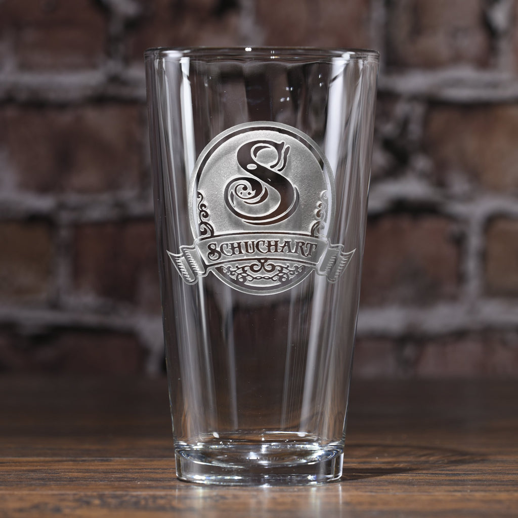 Custom Pub Pint Water Glasses