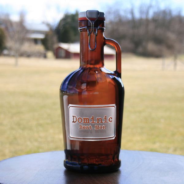 Groomsman Growler Personalized