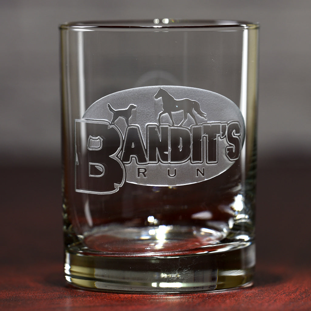 Logo Standard Bourbon Whiskey Glass (Set of 2)