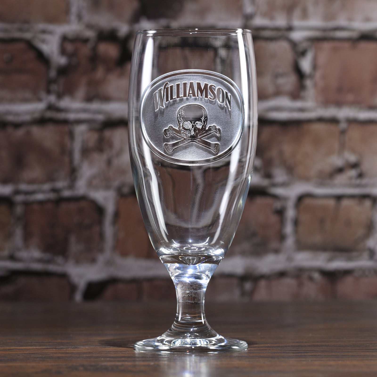 Engraved Skull & Bones Goblet