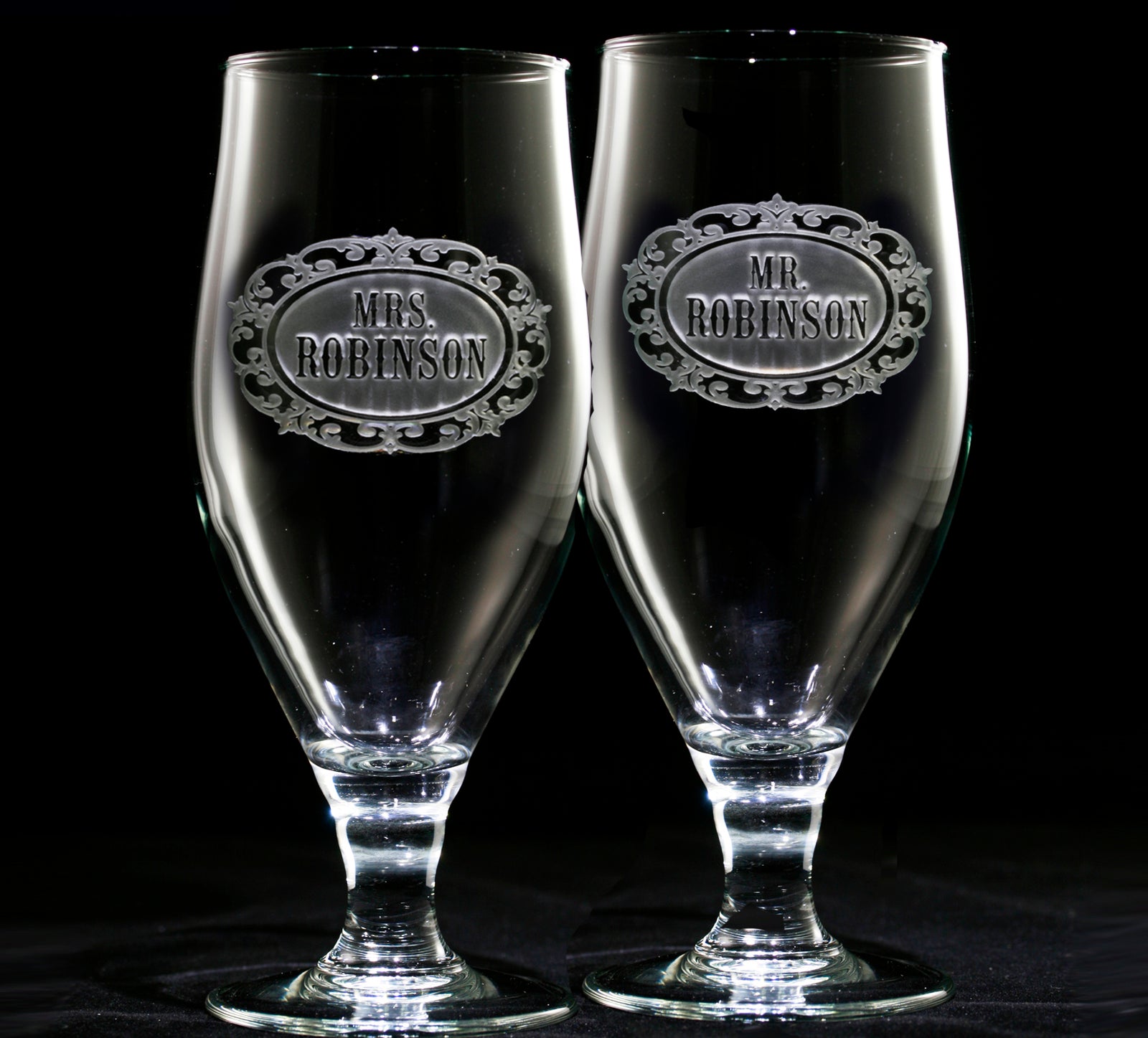 Mr & Mrs Goblet Set