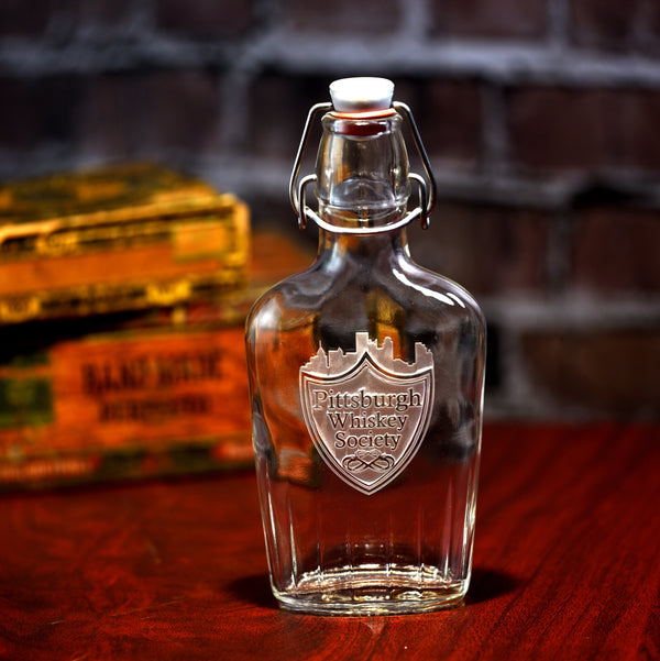Custom Logo Flask (Set of 4)
