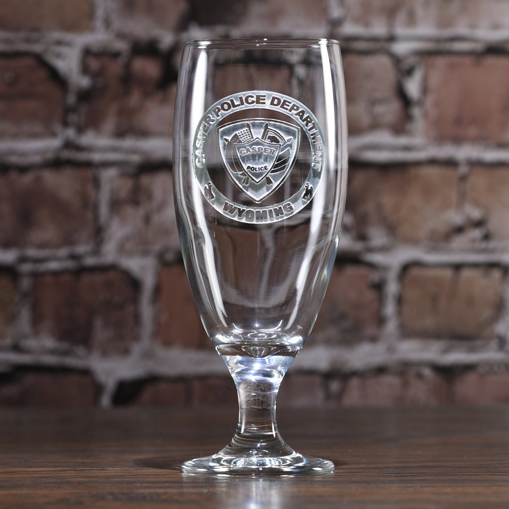 Corporate Logo Goblet Beer Glasses, Lager Chalice