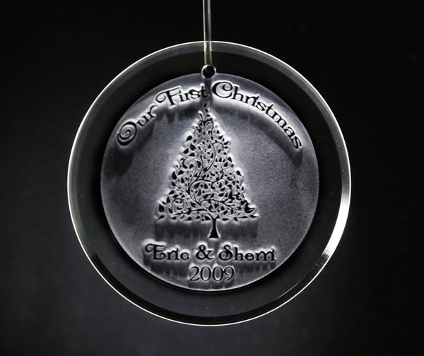 Our First Christmas Engraved Ornament