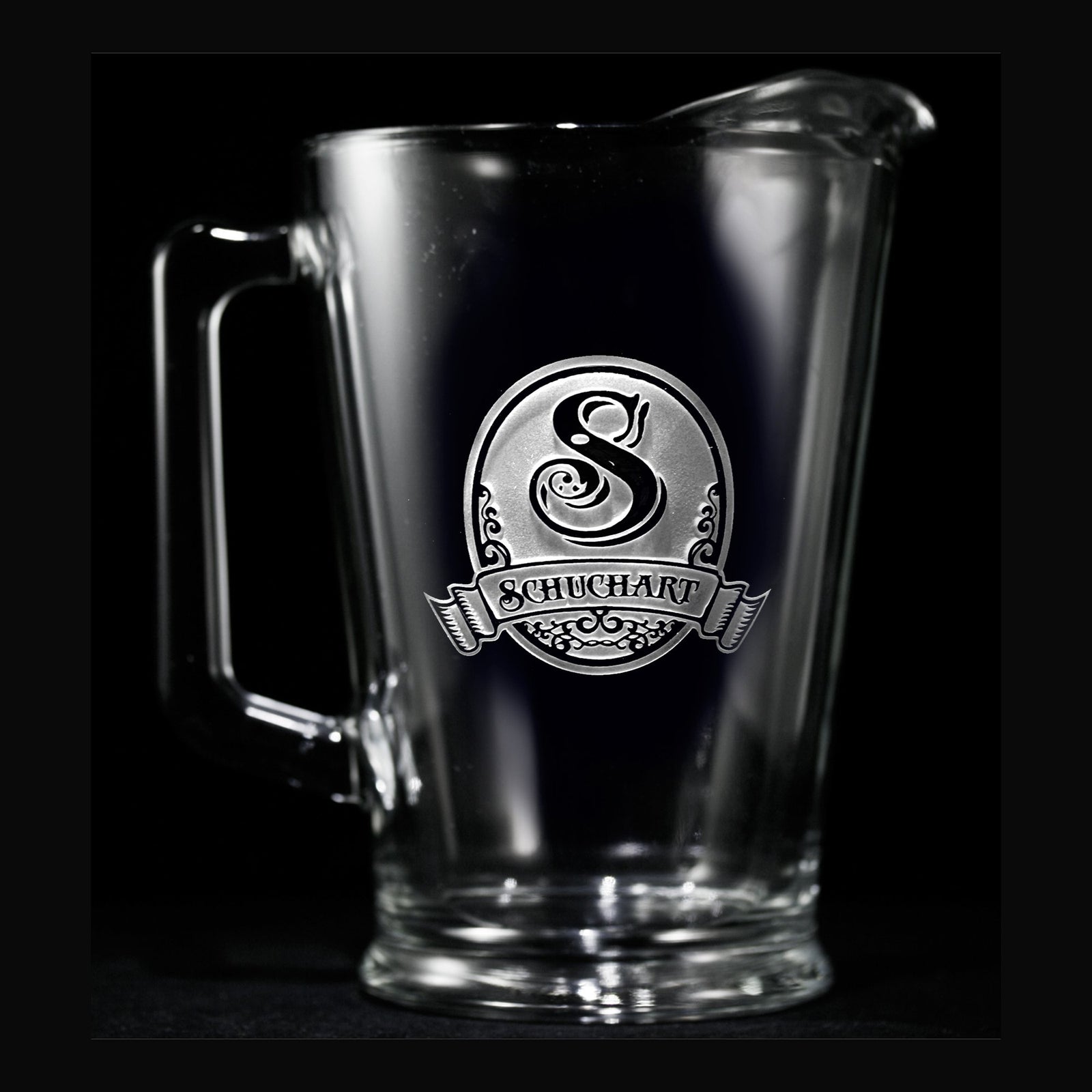 Engraved Beer Pitcher