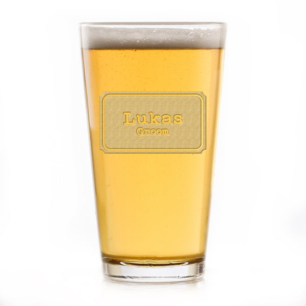 Best Man Groomsmen Pint Beer Glass | Groomsmen Gifts Ideas