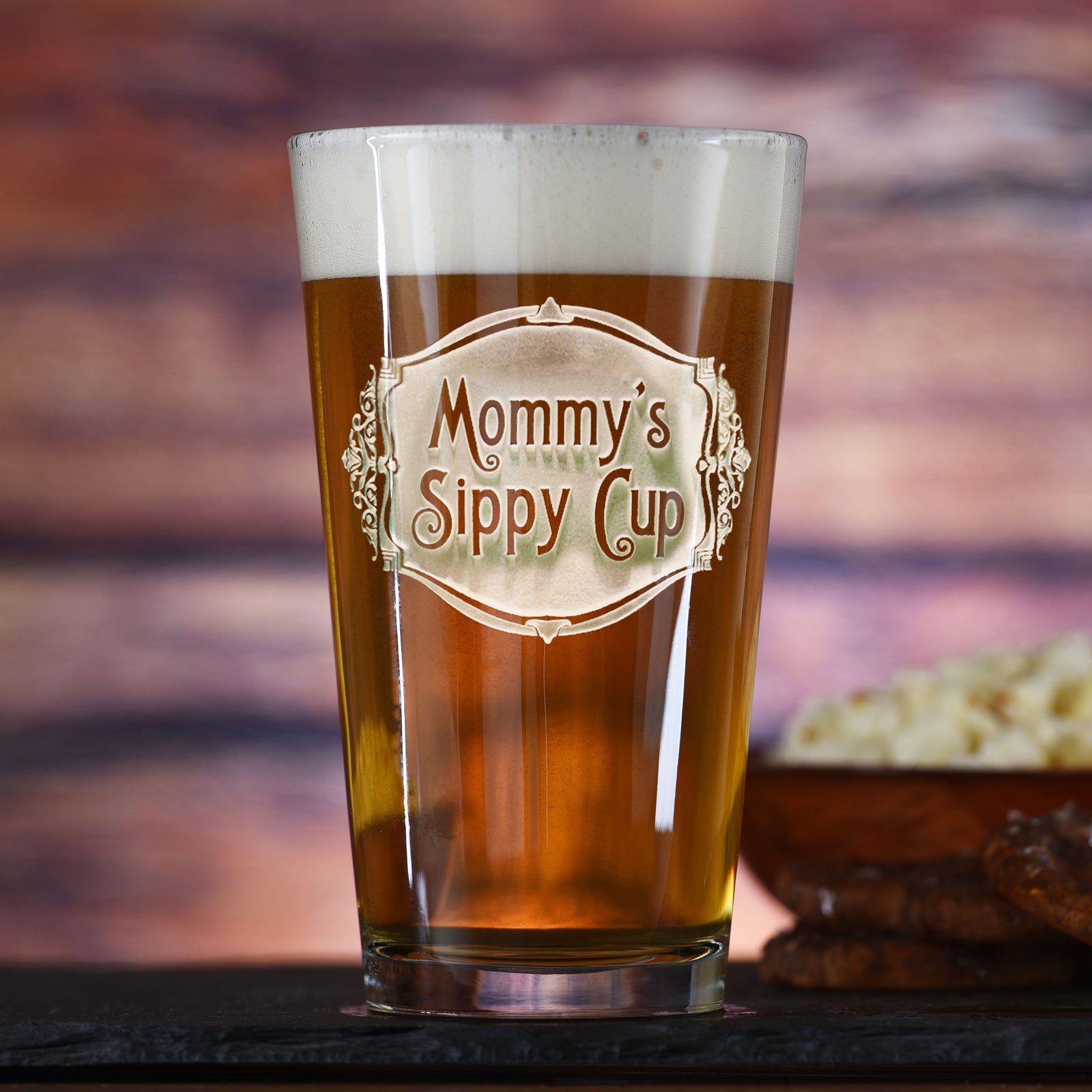 Personalized Sippy Cup, Pub Pint Glass