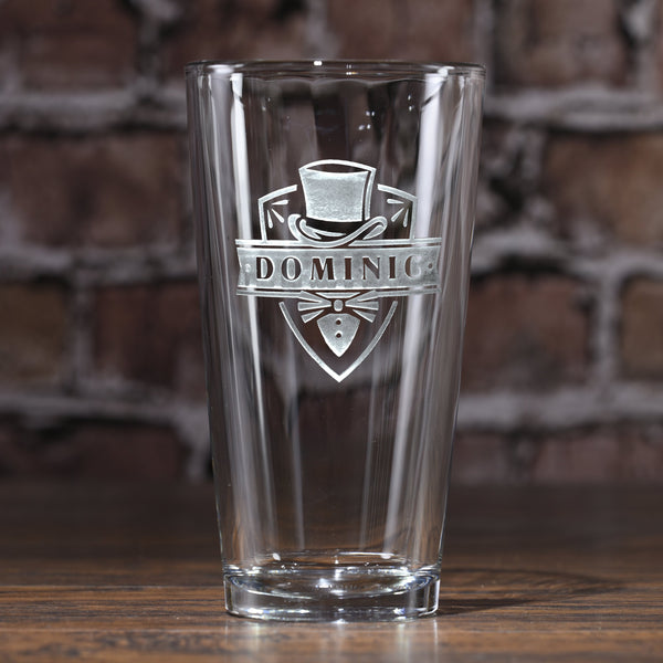 Groomsmen Beer Glass, Pint Pub