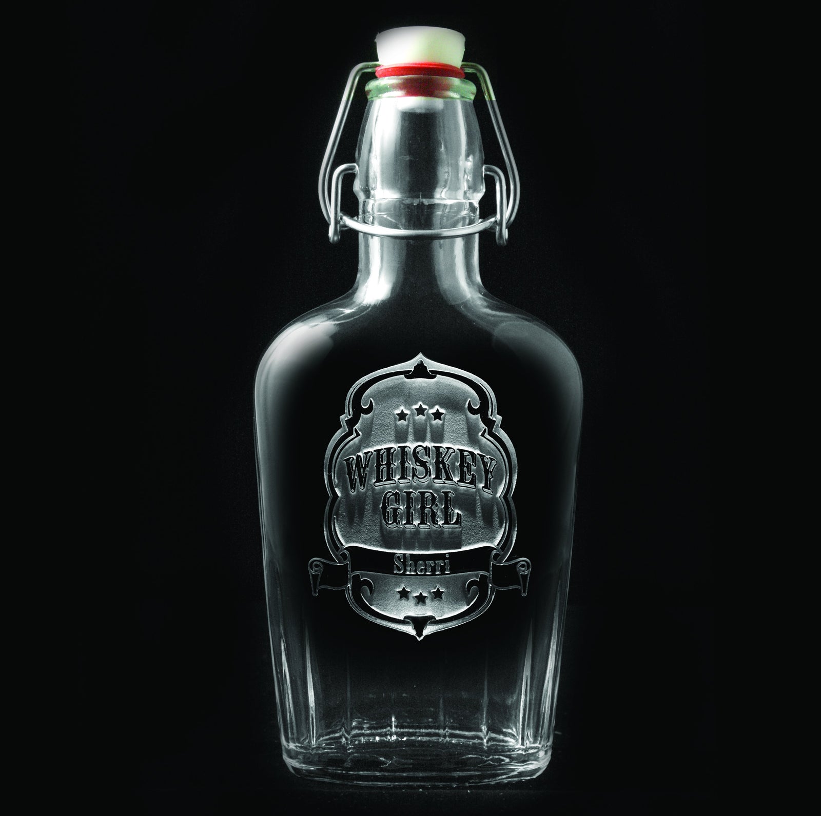 Whiskey Girl Flask