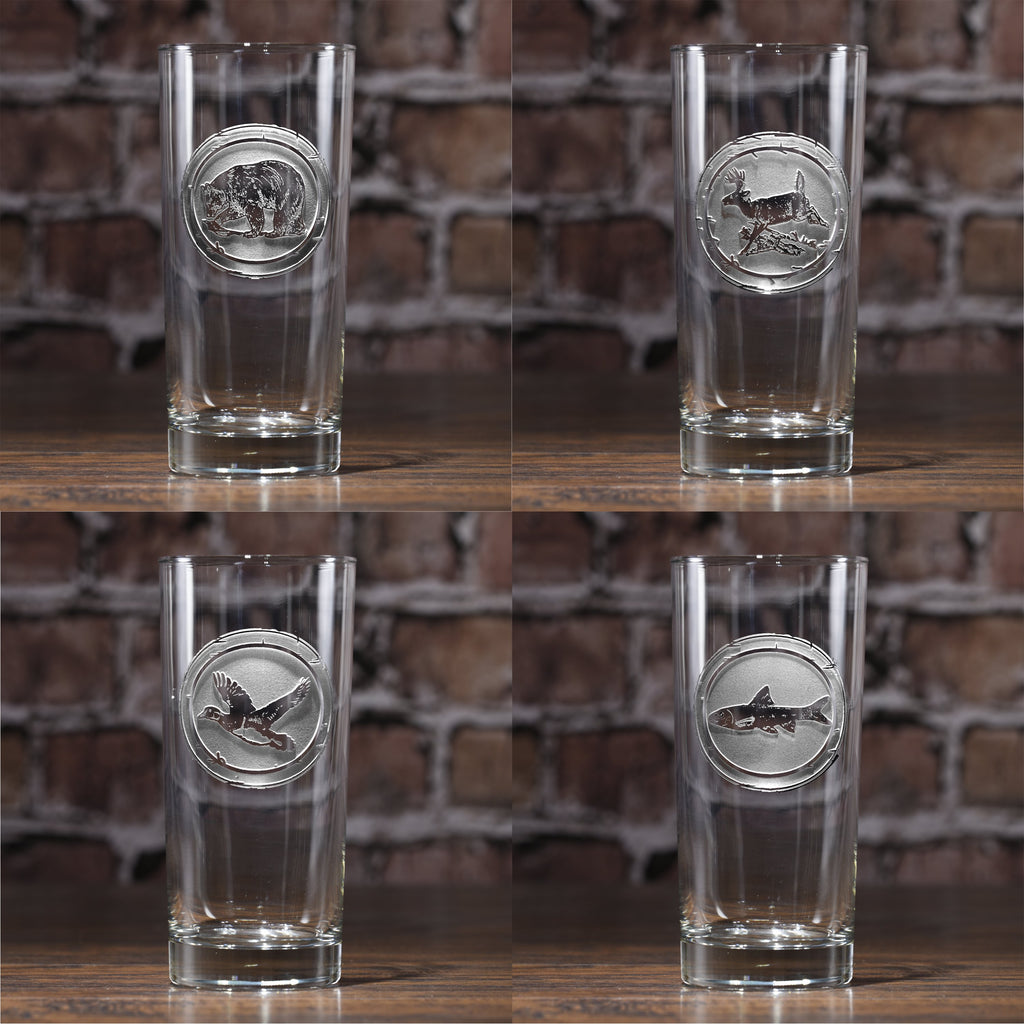 Wildlife Animals Highball Glasses