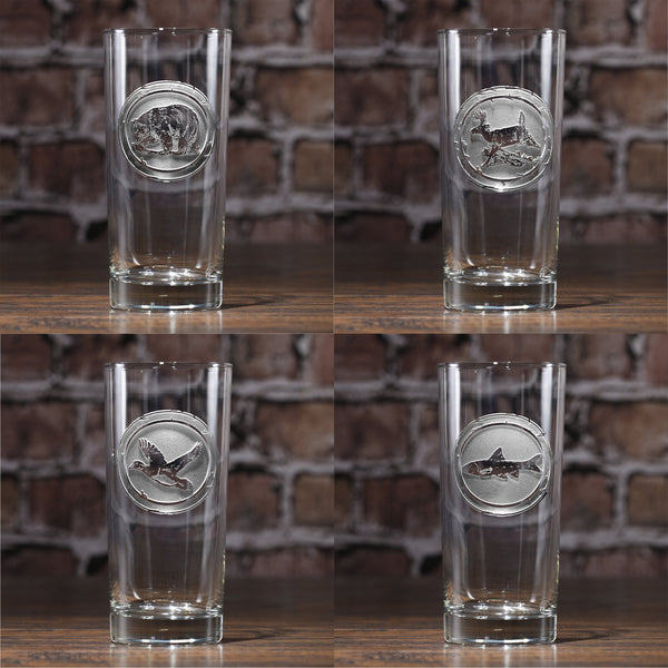 Wildlife Animals Highball Glasses