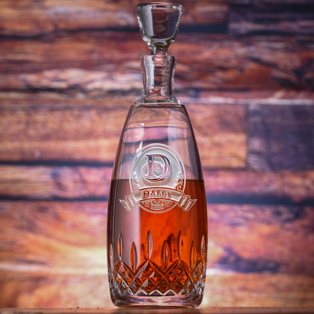 Personalized Whiskey Decanter and Crystal Ice Bucket: 5 Whiskey Accessories to Add to Your Home Bar