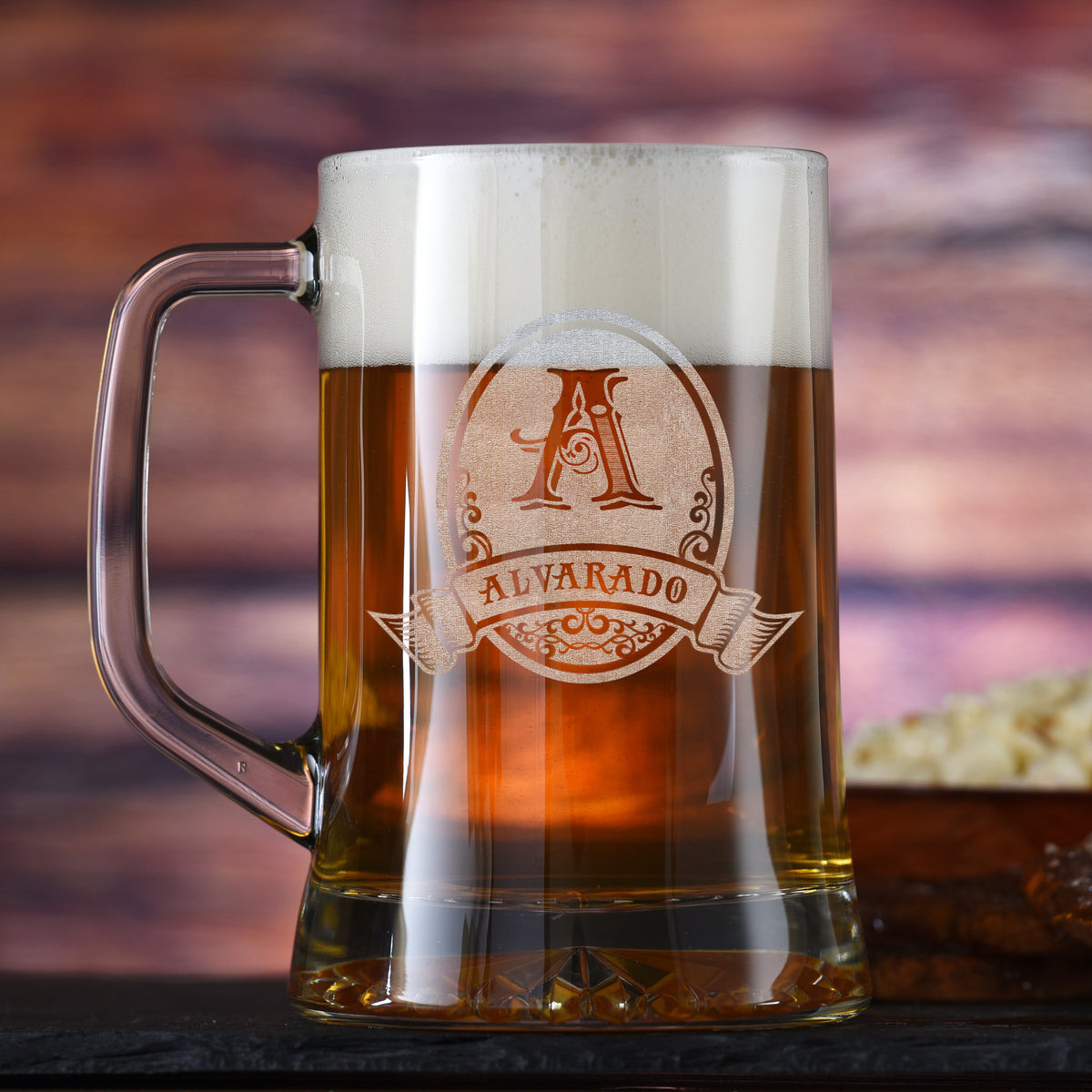 Laser Etched Beer Mug Gifts Crystal Imagery
