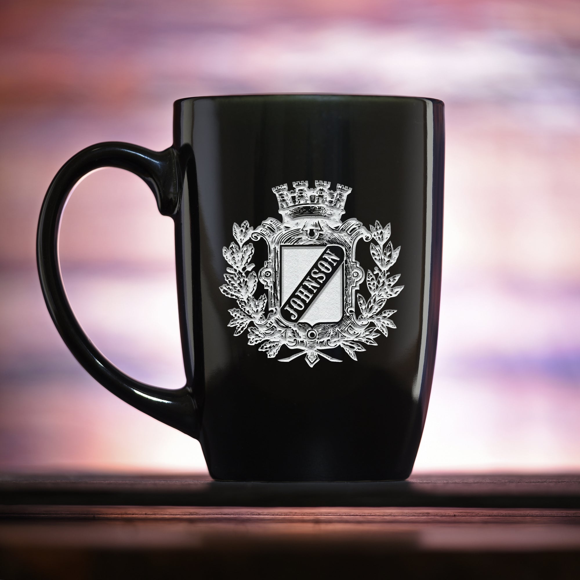 Engraved Monogram Coffee Mugs, Personalized Ceramic & Travel Mugs - Crystal  Imagery