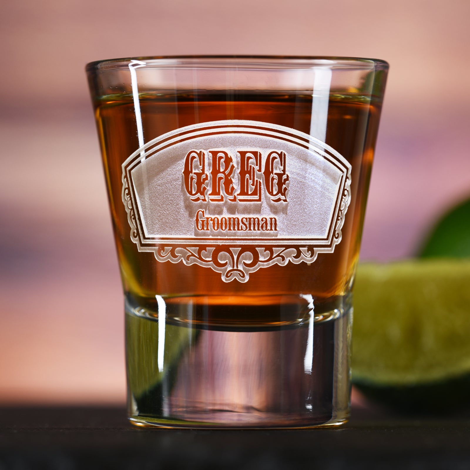 Custom Shot Glasses for Groomsmen