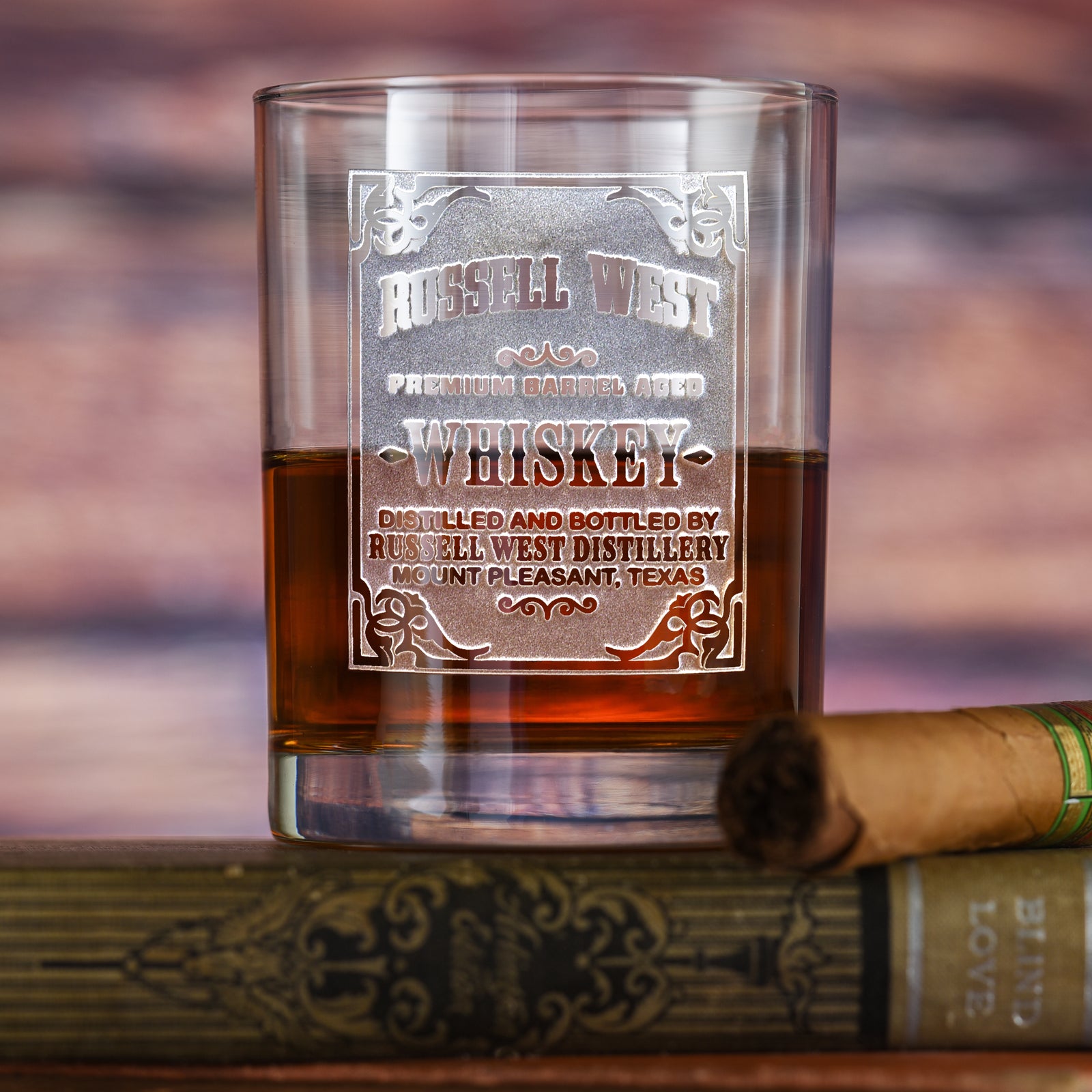 Custom Rocks Glasses for Groomsmen