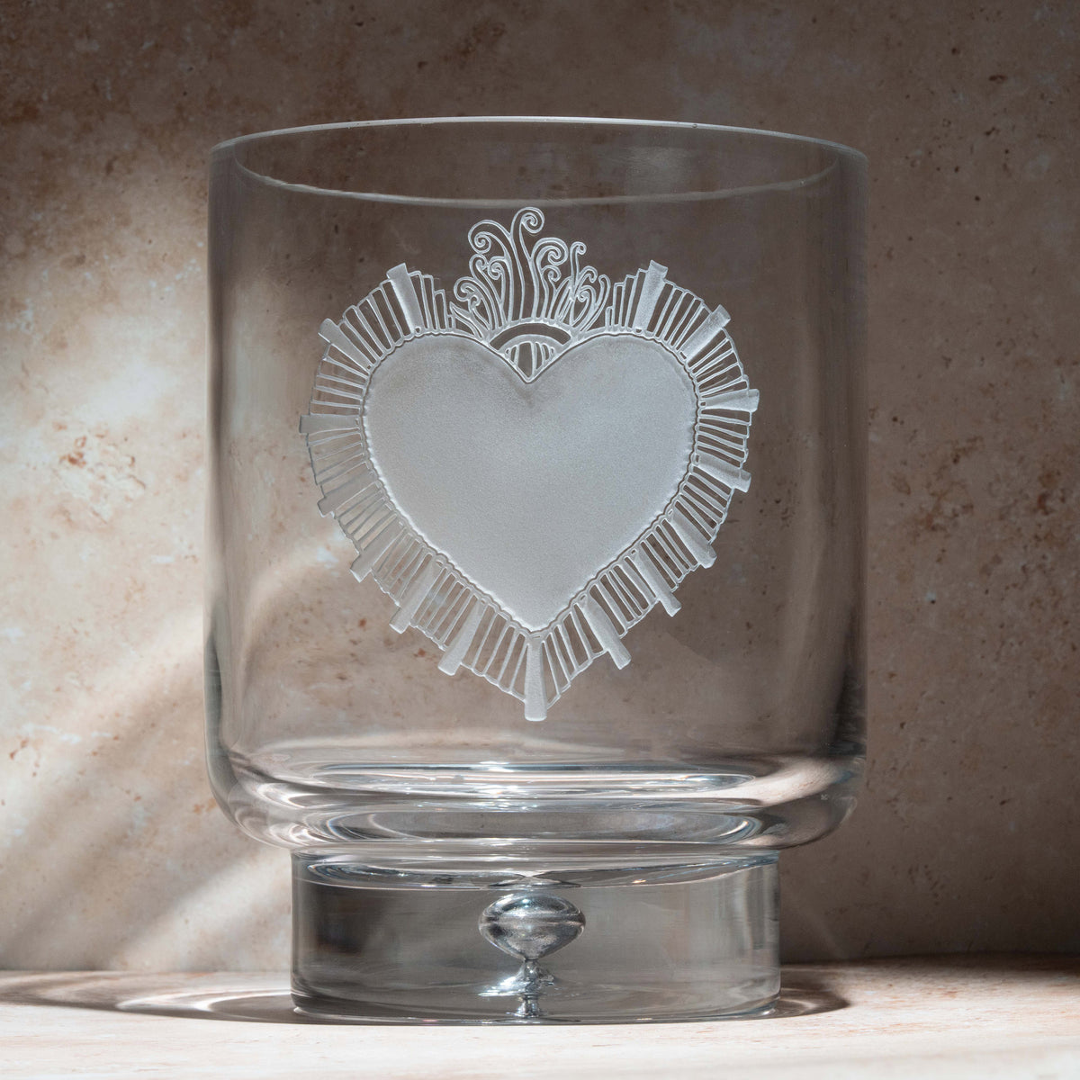 Engraved Melagro Flower Vase