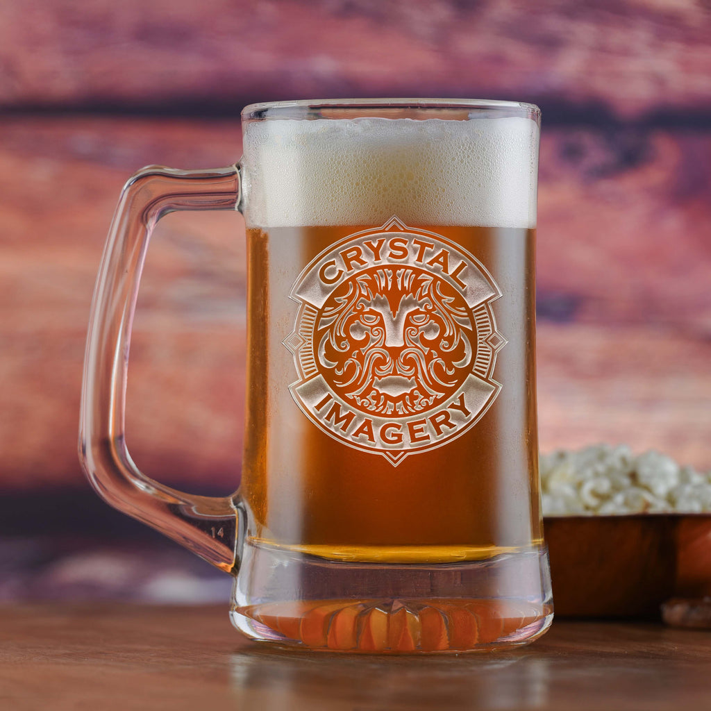 Custom Logo Beer Mugs (Set of 4)