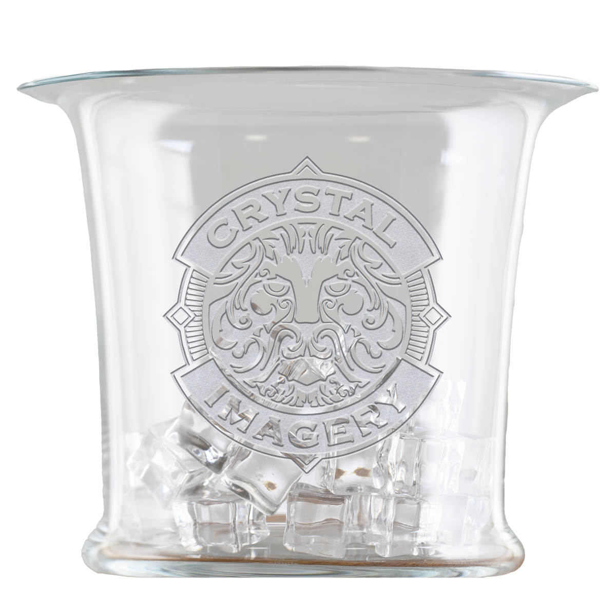 My Logo, Crystal Ice Bucket Wine Champagne Cooler - Wholesale