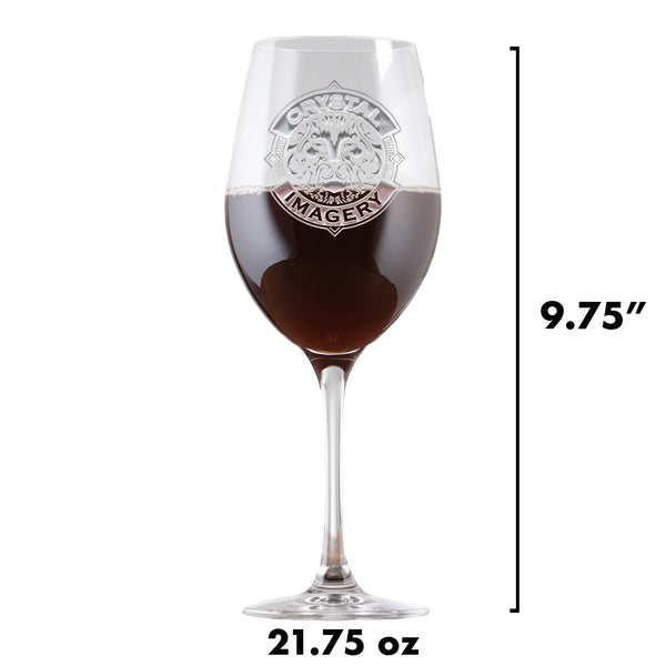 Laser Etched My Own Logo Stolzle Crystal Red Wine Glasses- Wholesale