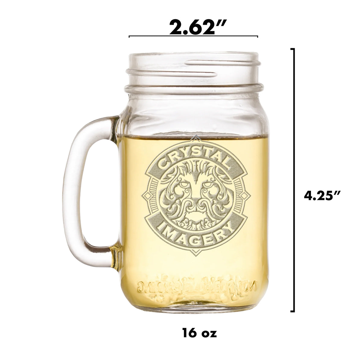 Two Monograms, Wedding Favor Gift Mason Jar