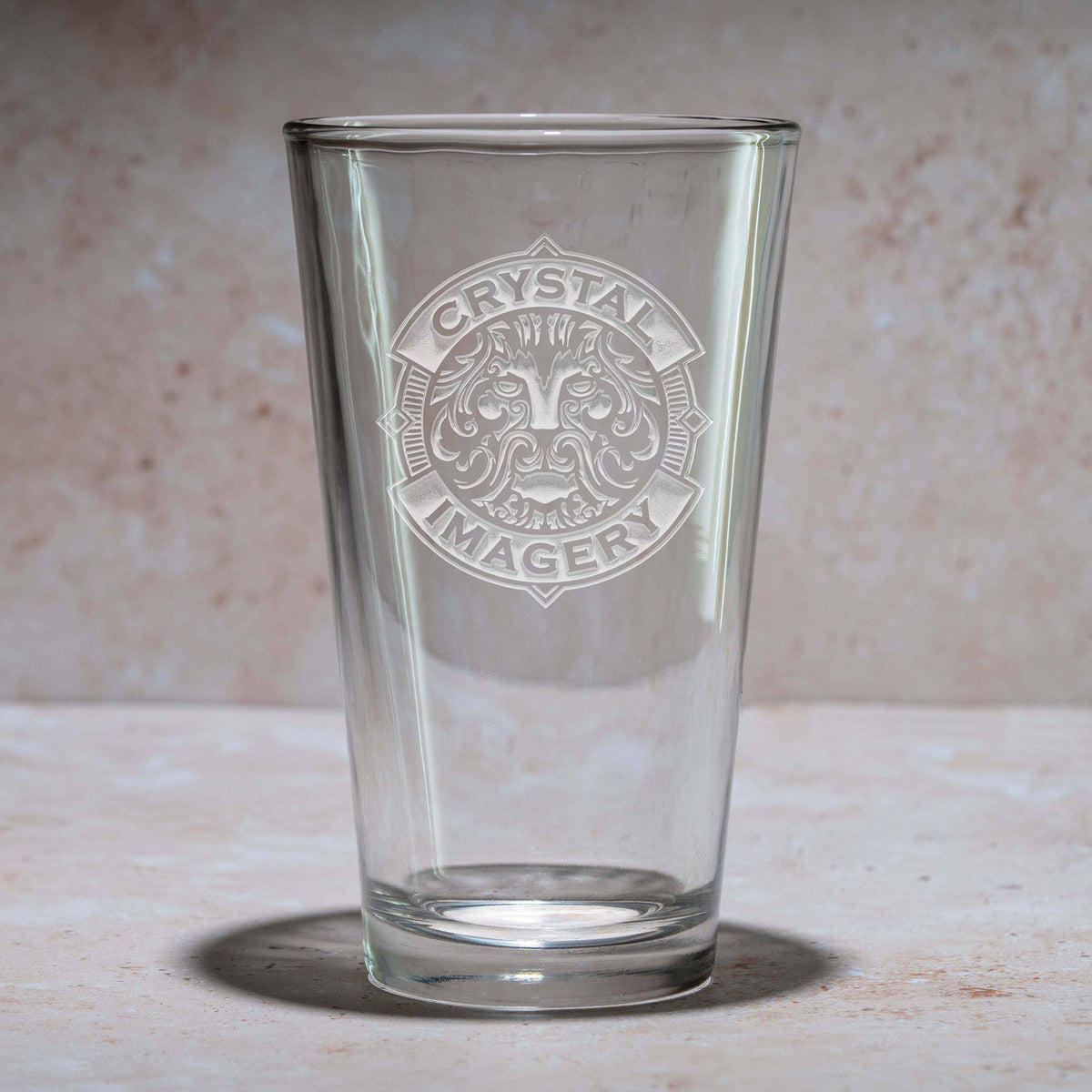Custom Logo Pint Glass Gift Set with Custom Gift Box – Set of 2