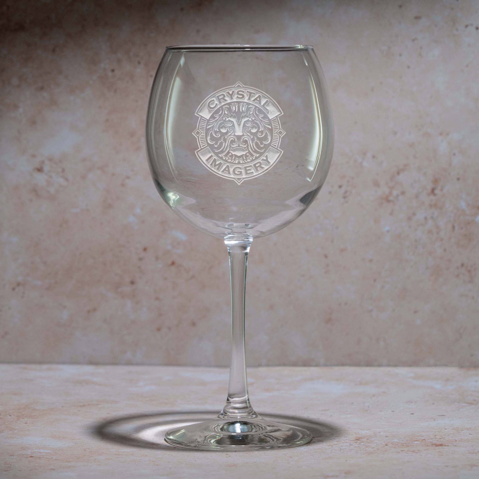 Logo Red Wine Glass