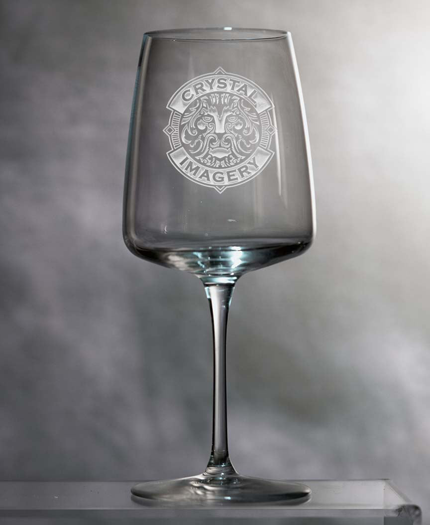 Bormioli Red Wine Glass – Deep Engraved Custom Logo or Personalized
