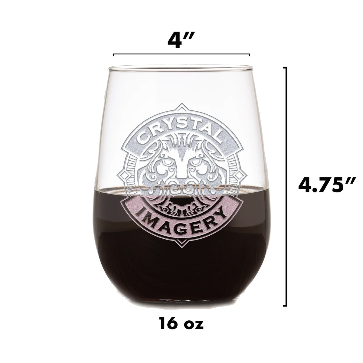 "Namaste At Home With My Dog" Social Distancing Stemless Wine Glass