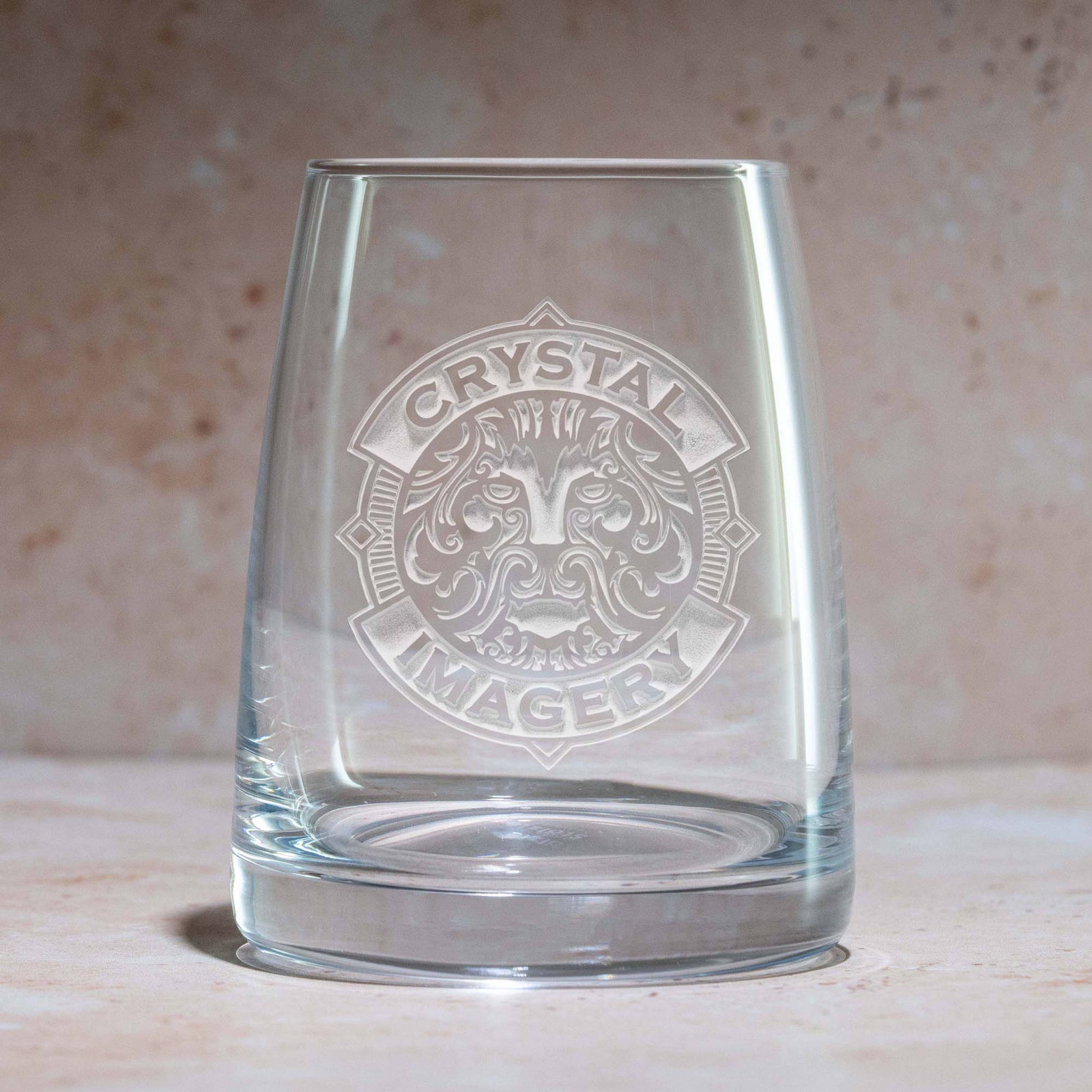 My Logo, Engraved Whiskey Glass Stolzle Crystal - Corporate Glassware